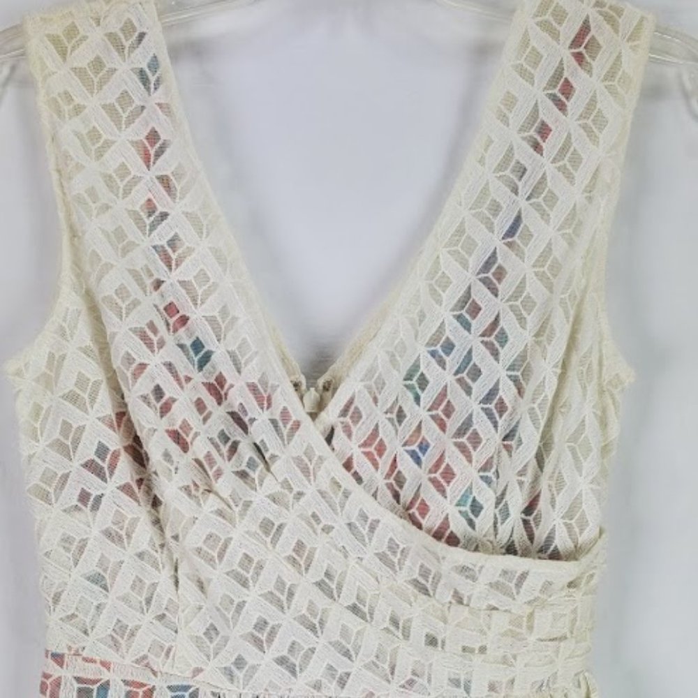 Tracy Reese Anthropologie Cubist Dress 2P Petite - Picture 3 of 7